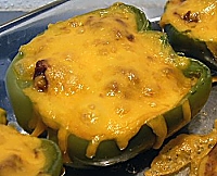 Sloppy Joe Stuffed Peppers